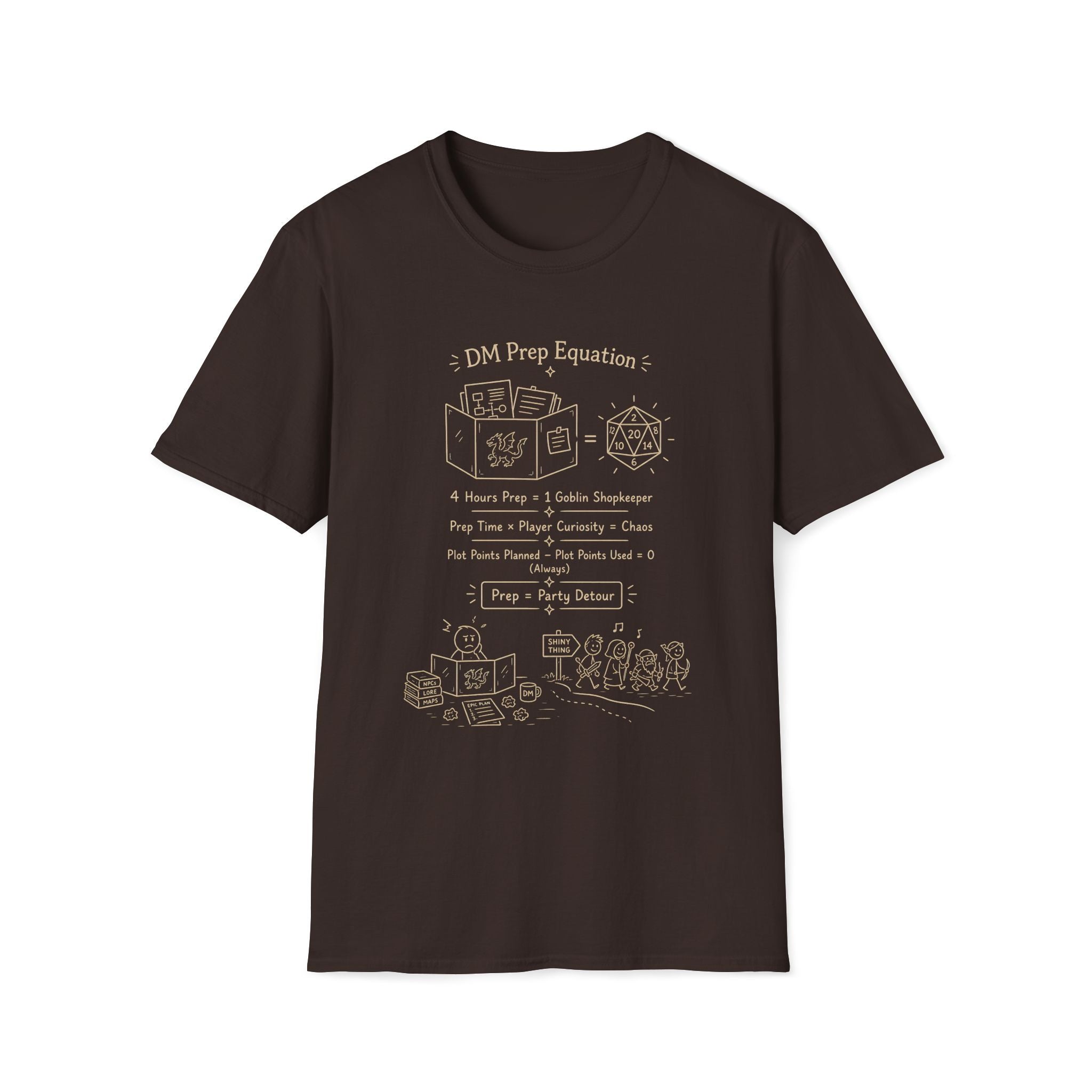 DM Prep Equation D20 T‑Shirt