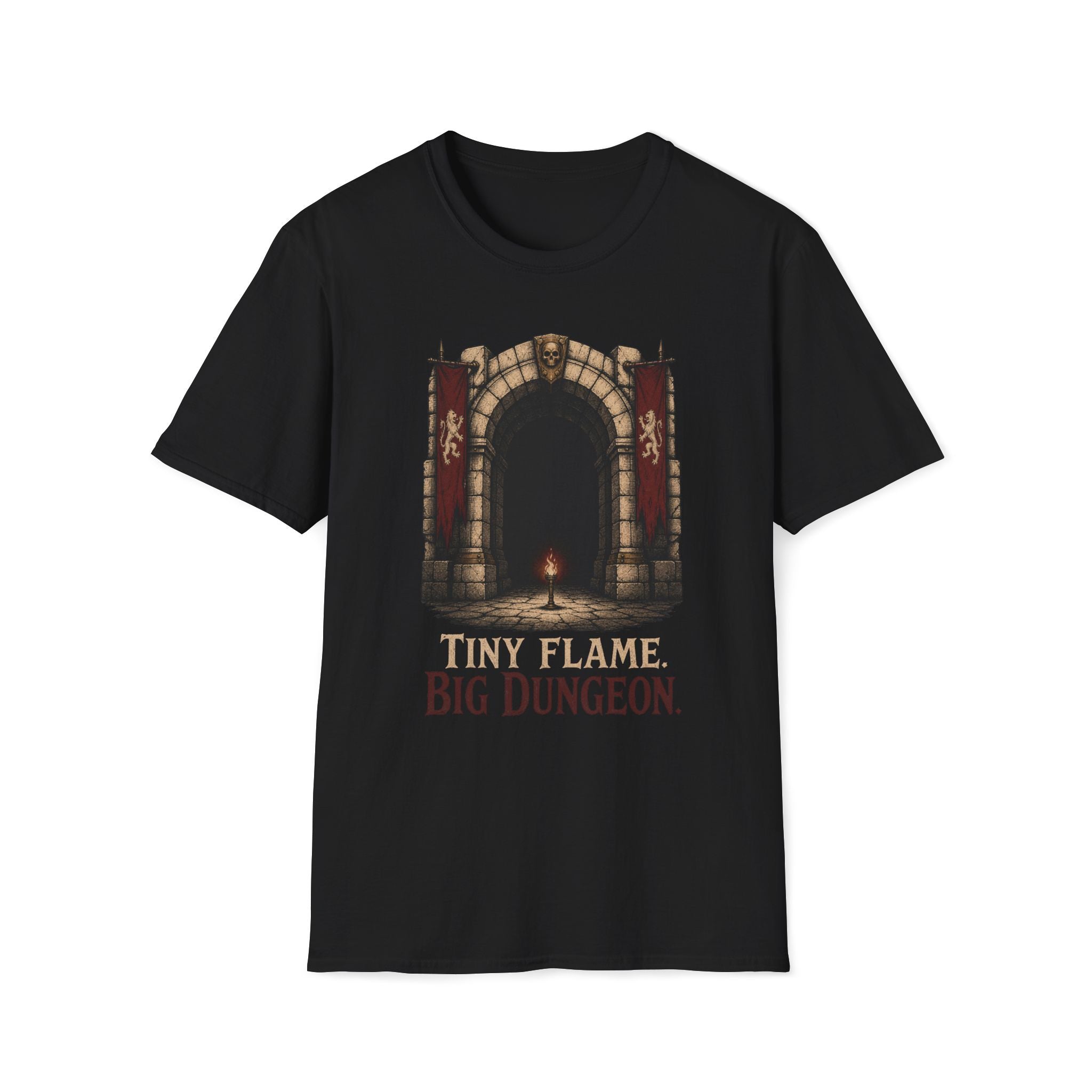 Tiny Flame Big Dungeon T‑Shirt