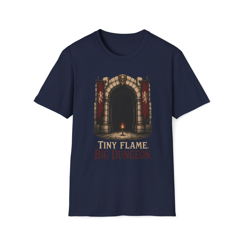 Tiny Flame Big Dungeon T‑Shirt