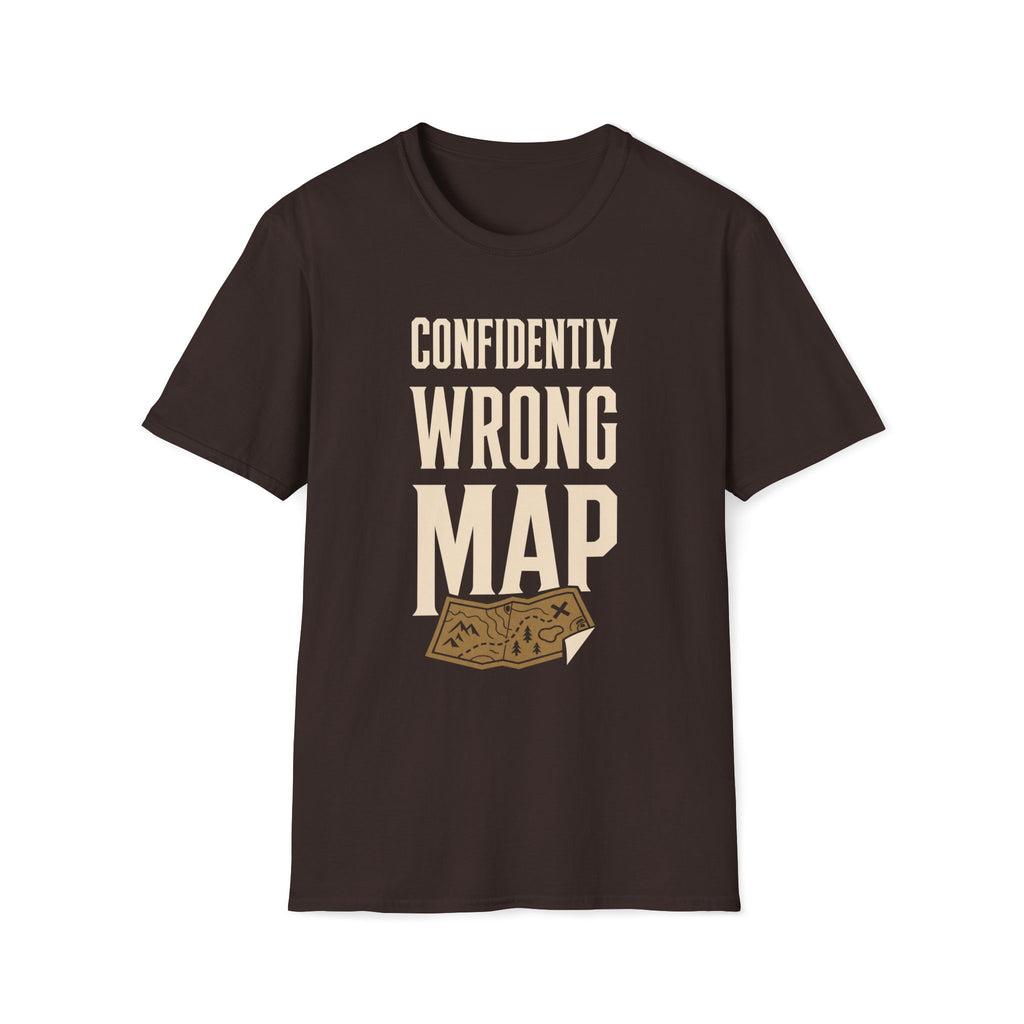 Confidently Wrong Map T‑Shirt