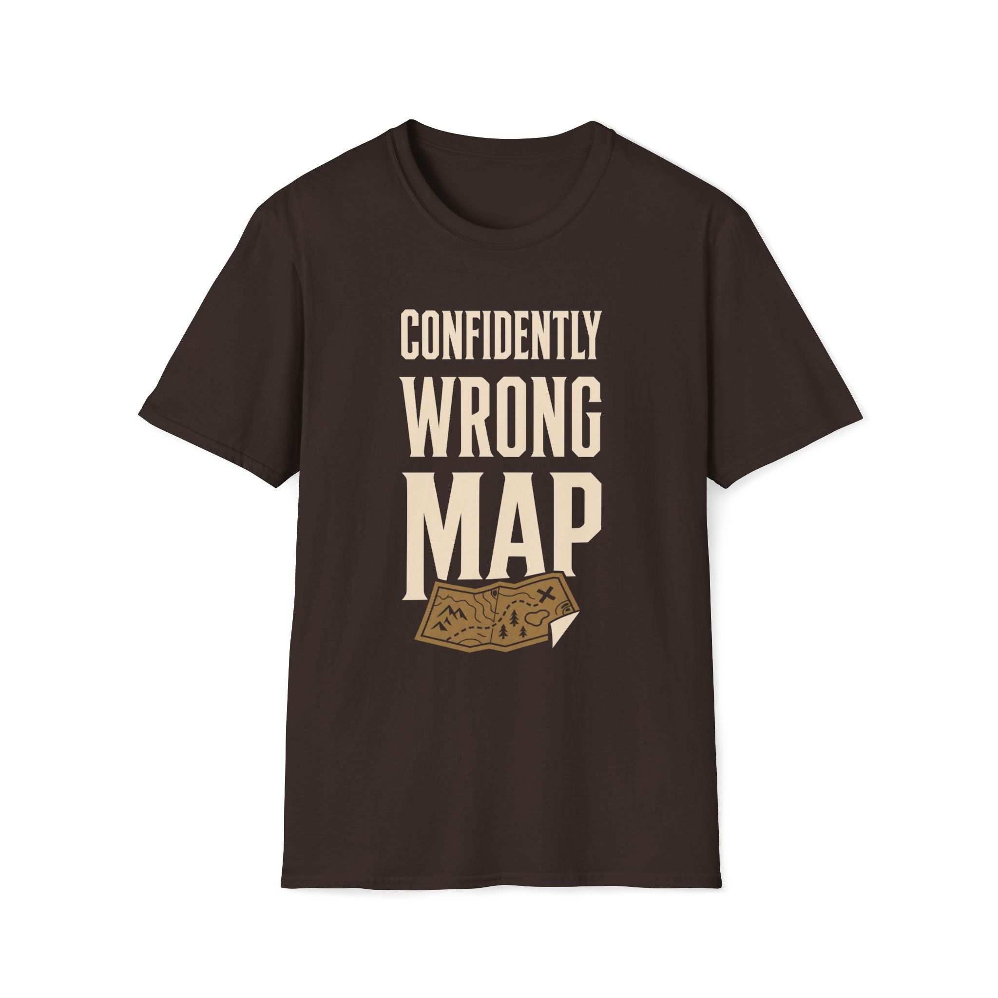 Confidently Wrong Map T‑Shirt