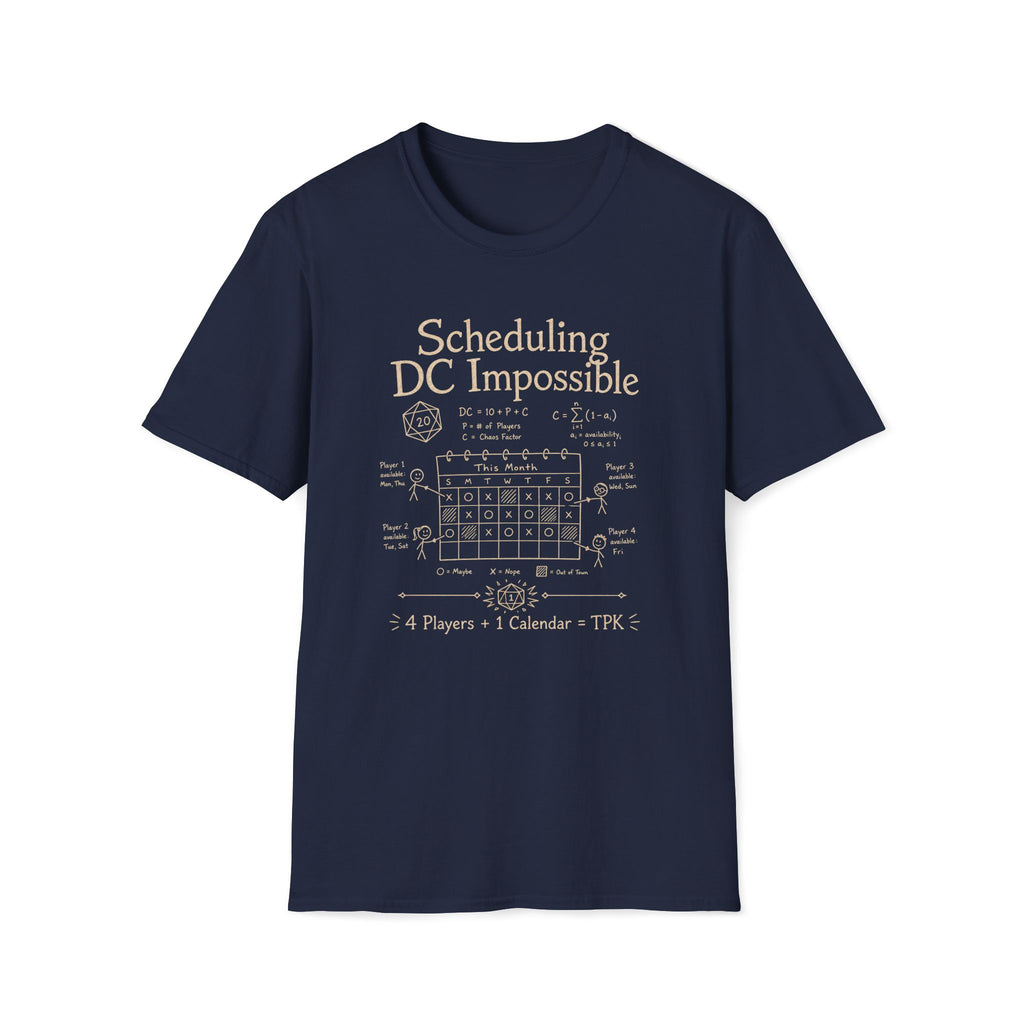 Scheduling DC Impossible T‑Shirt