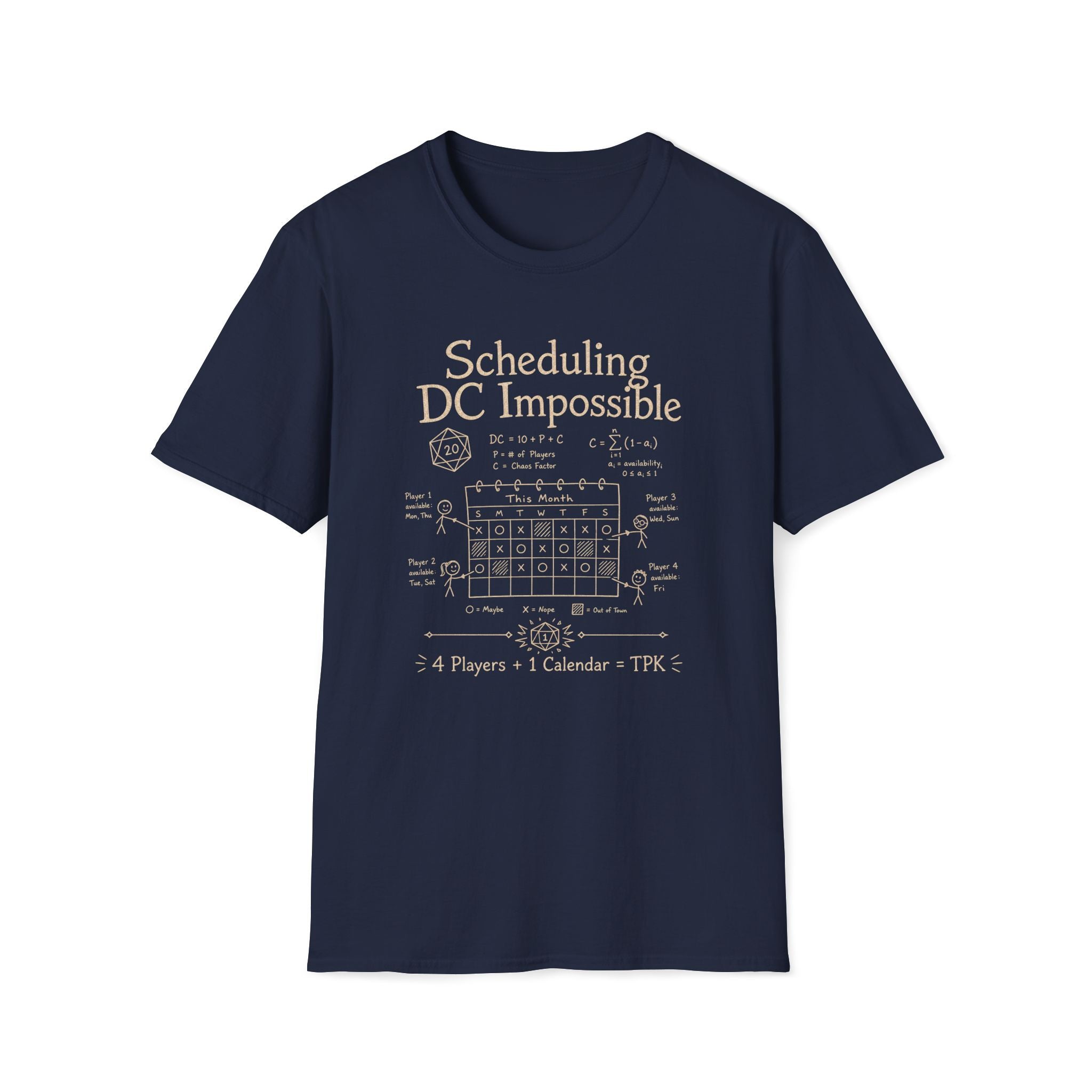 Scheduling DC Impossible T‑Shirt