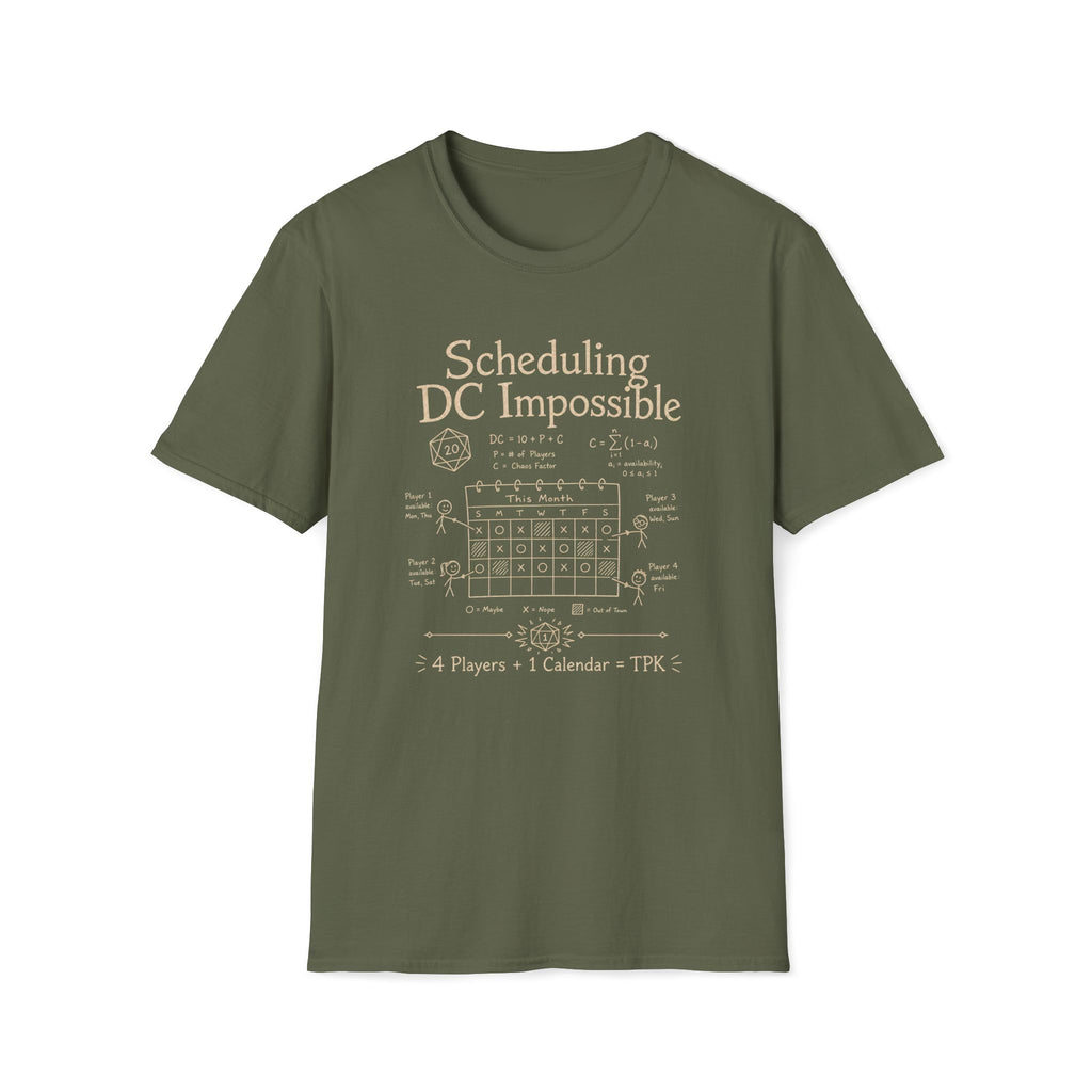 Scheduling DC Impossible T‑Shirt