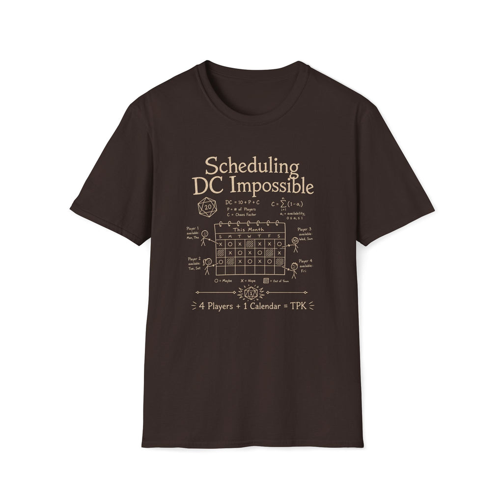 Scheduling DC Impossible T‑Shirt