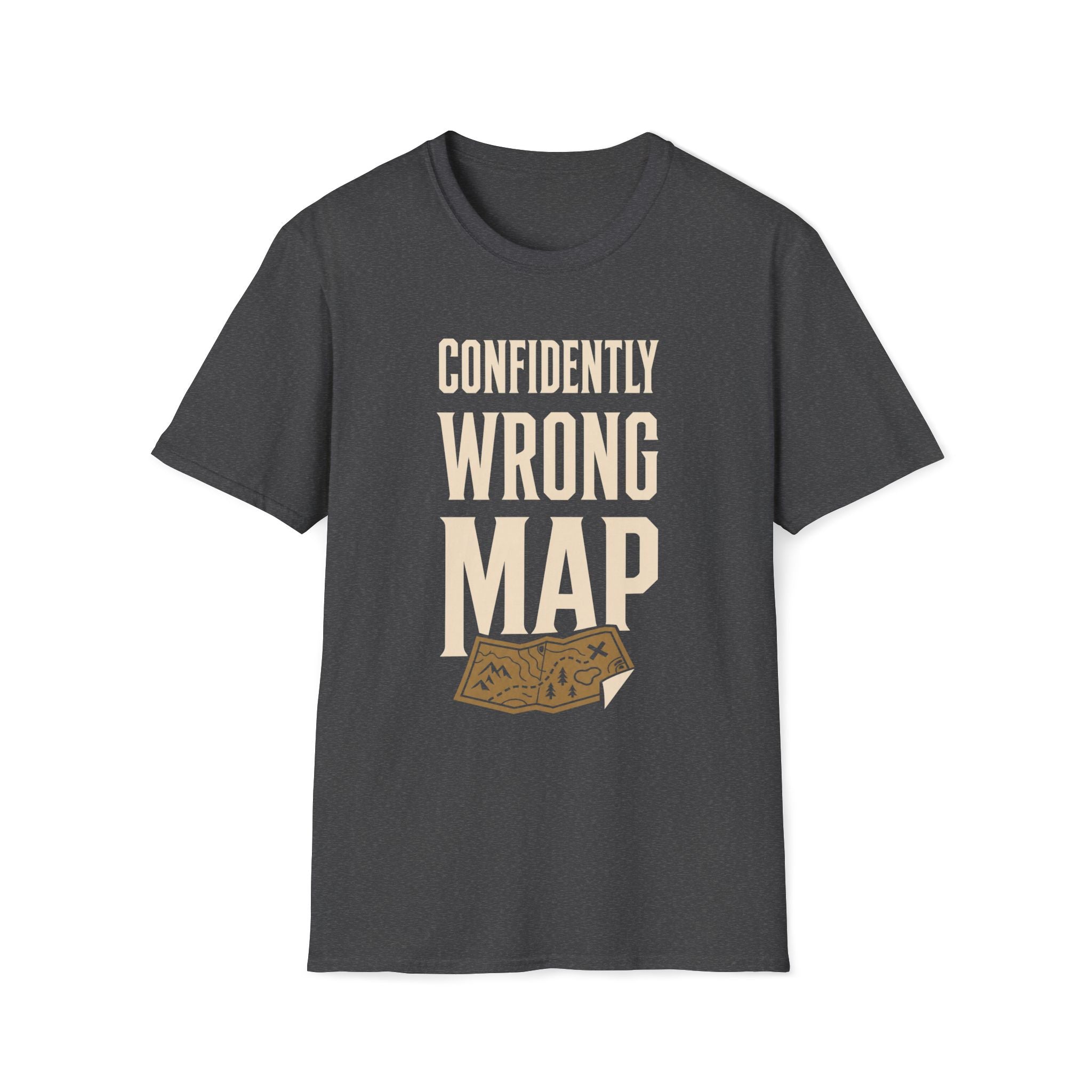 Confidently Wrong Map T‑Shirt