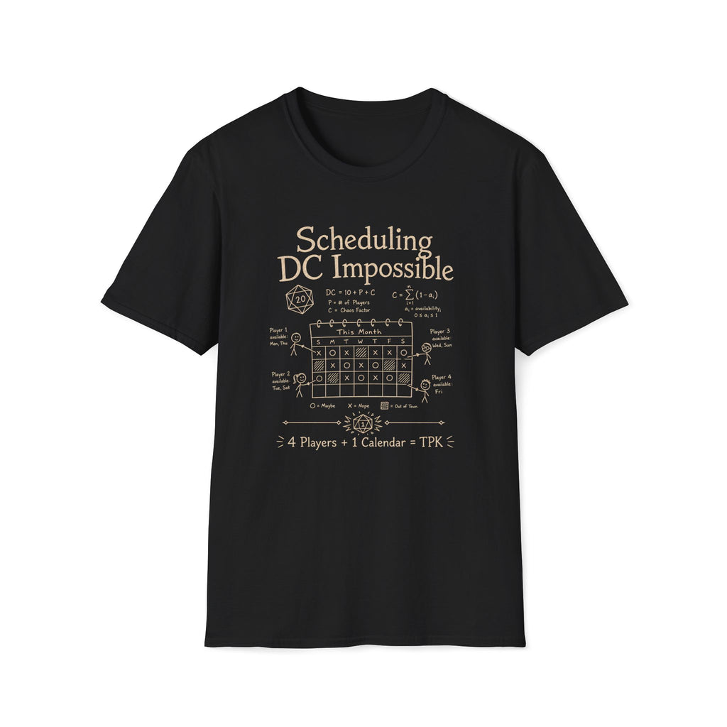 Scheduling DC Impossible T‑Shirt