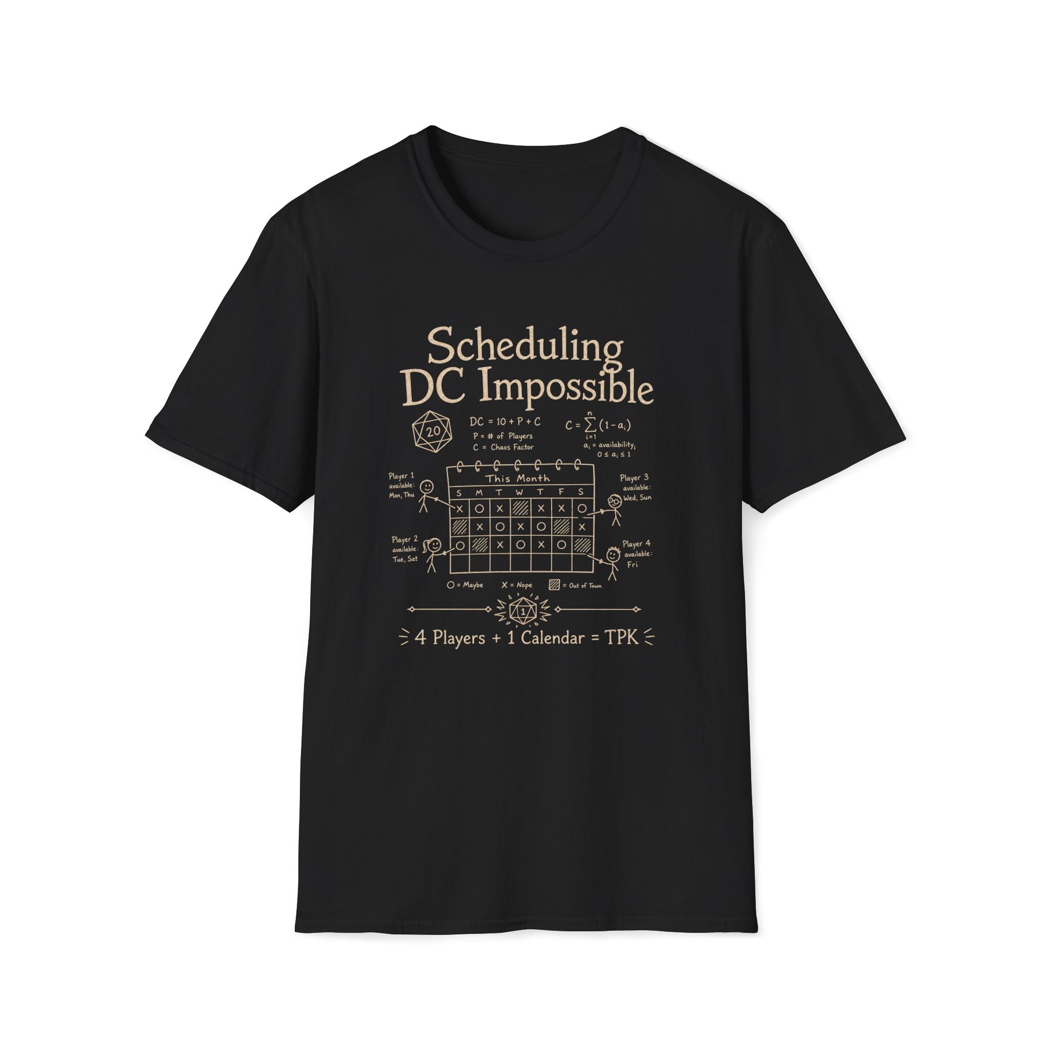 Scheduling DC Impossible T‑Shirt