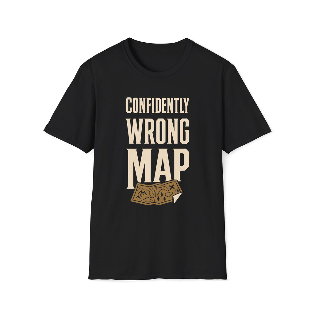 Confidently Wrong Map T‑Shirt
