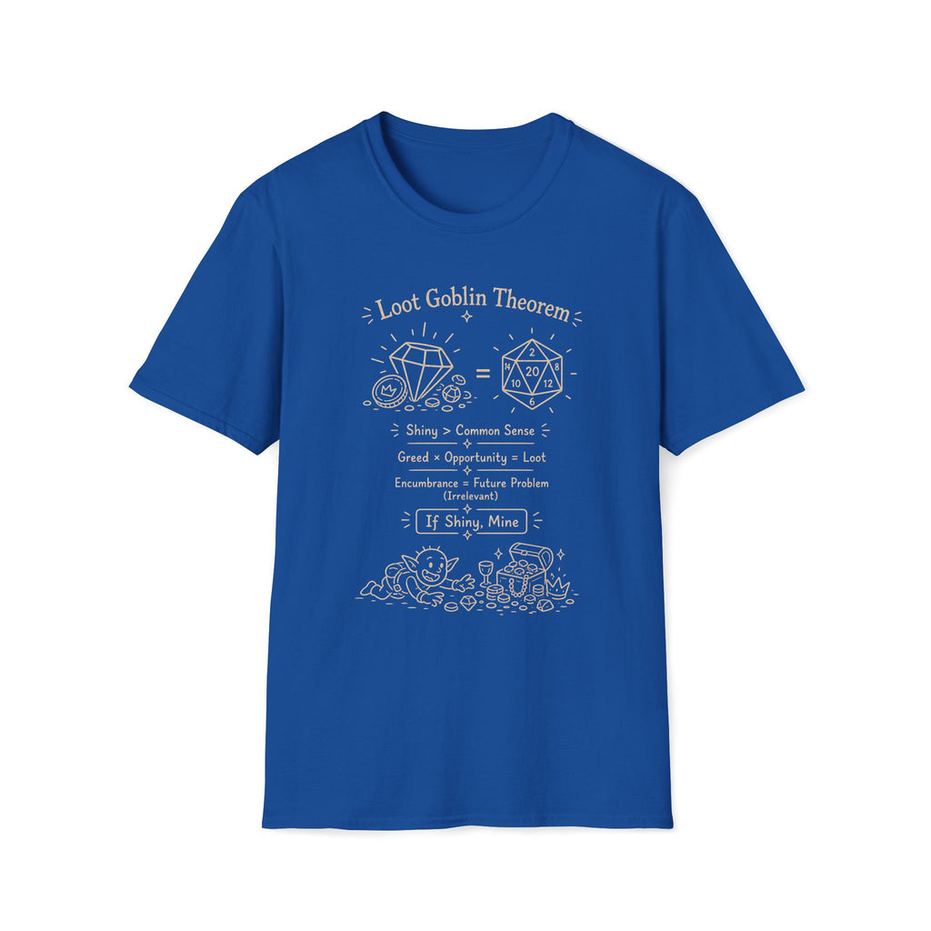 Loot Goblin Math D20 T‑Shirt