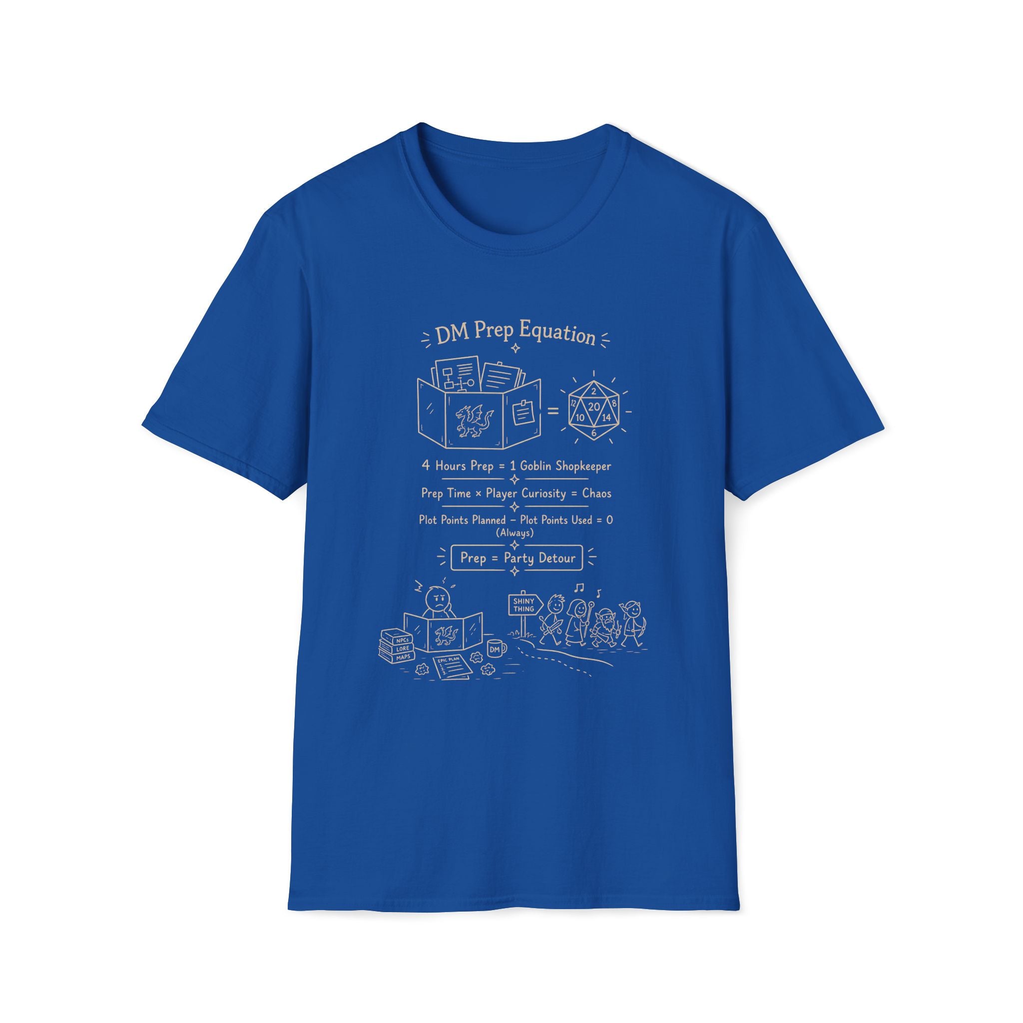 DM Prep Equation D20 T‑Shirt