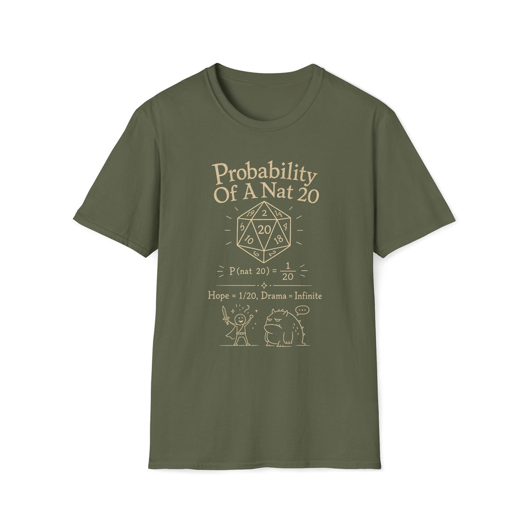 Nat 20 Probability T‑Shirt