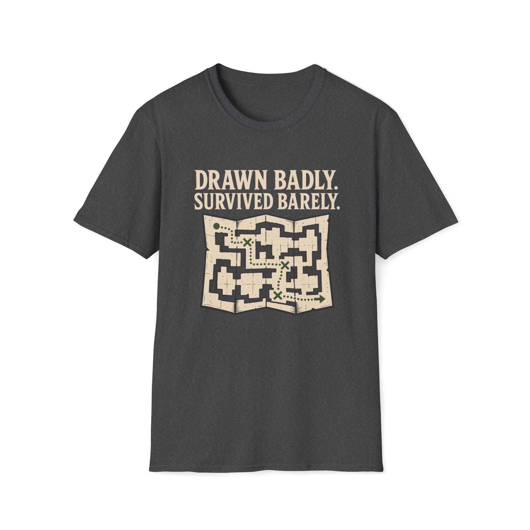 Drawn Badly, Survived Barely T‑Shirt