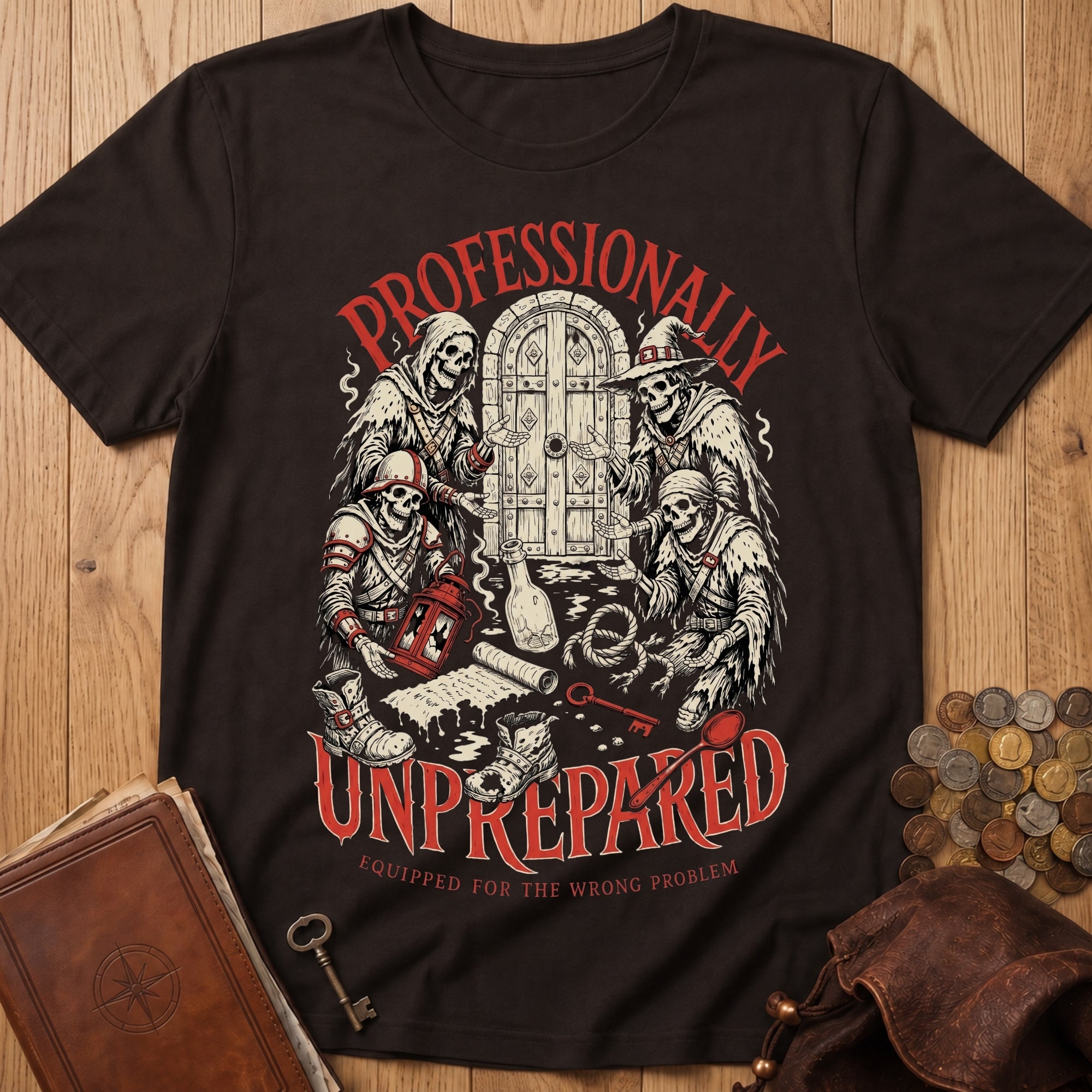 Professionally Unprepared T‑Shirt in Dark Chocolate
