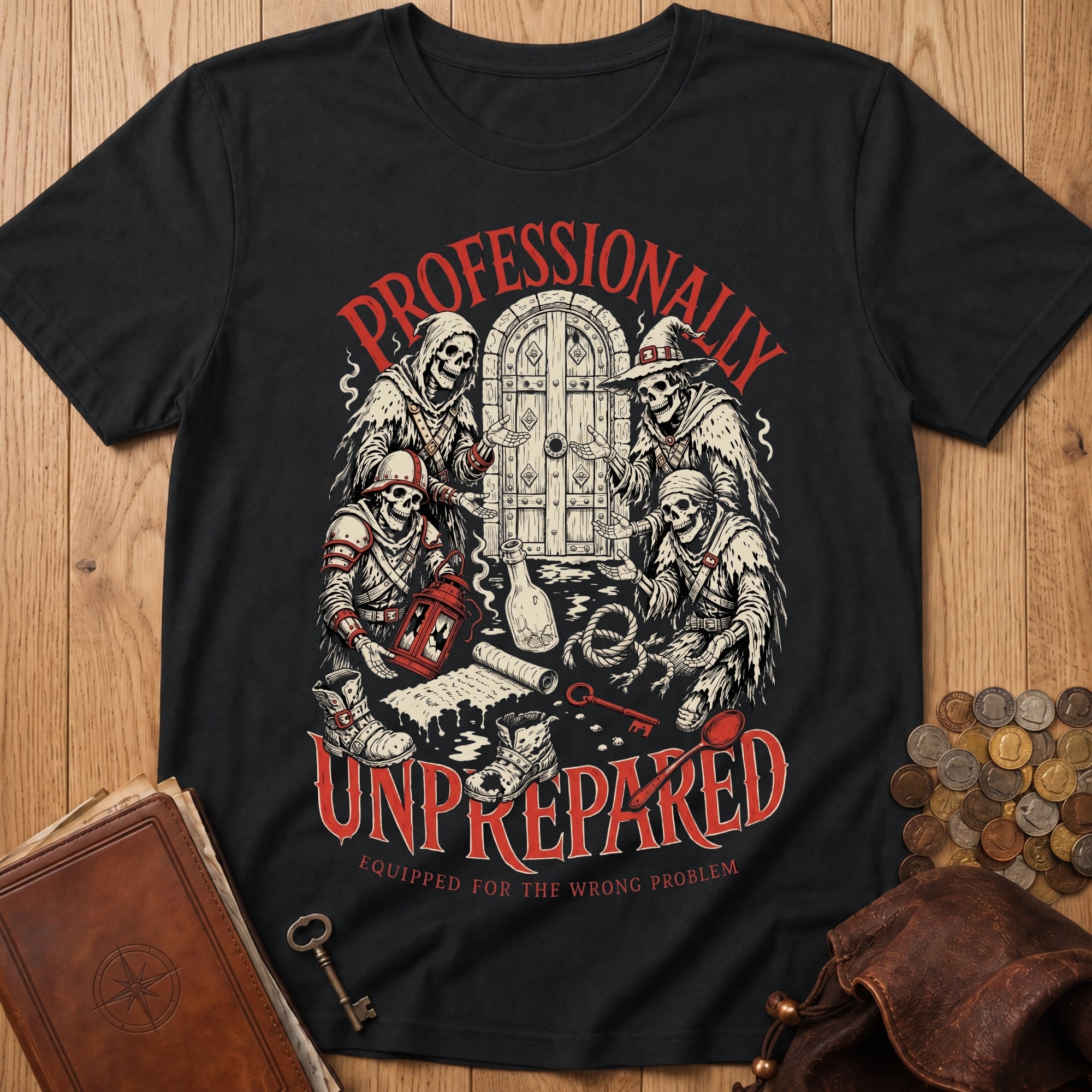 Professionally Unprepared T‑Shirt in Black