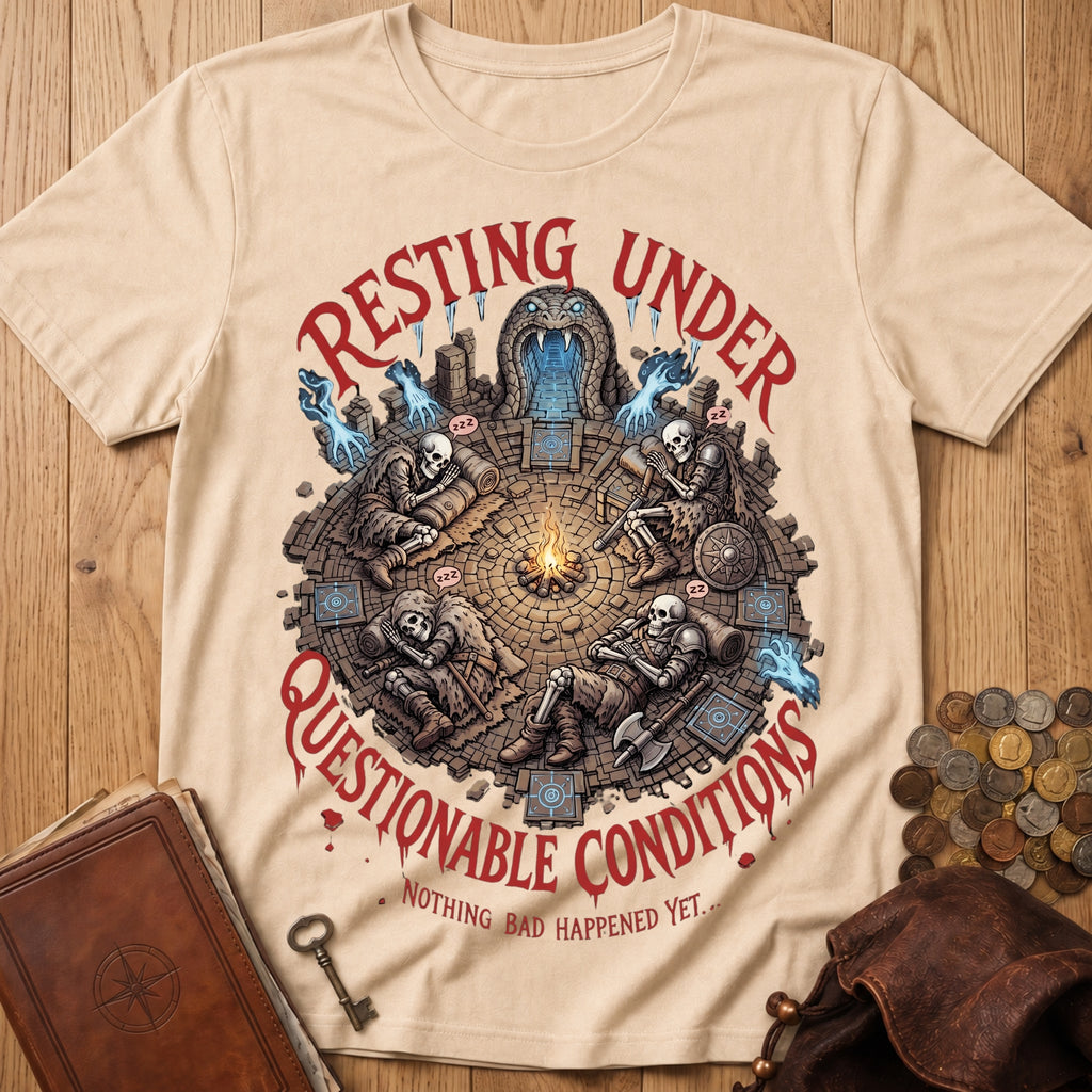 Questionable Rest T‑Shirt in Natural
