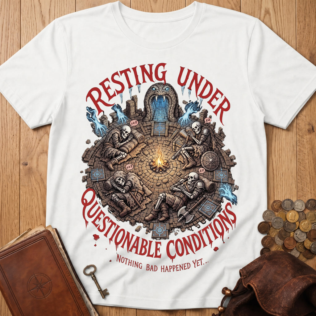 Questionable Rest T‑Shirt in White