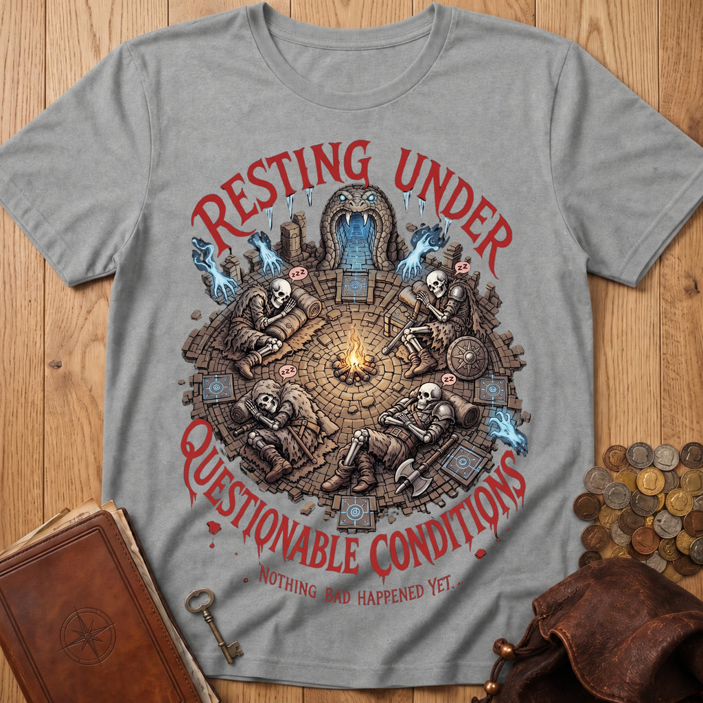 Questionable Rest T‑Shirt in Sport Grey