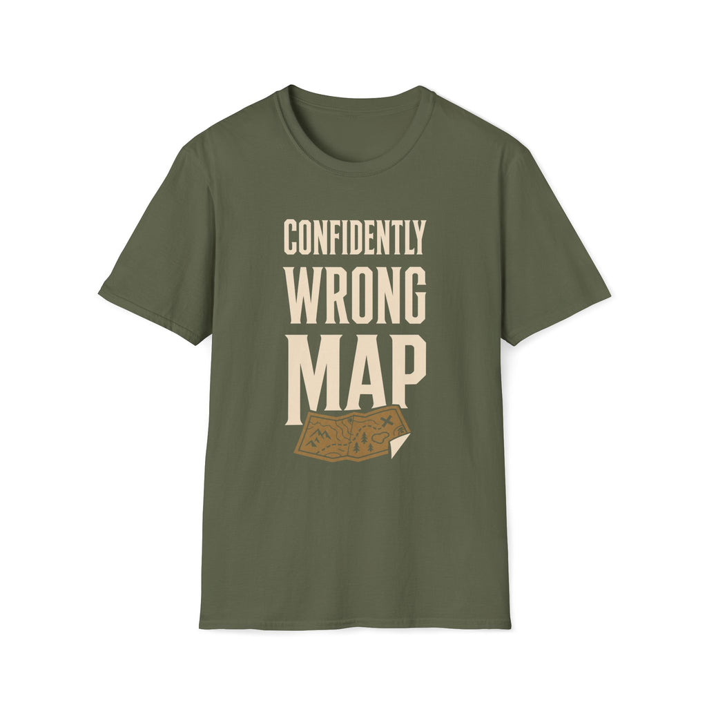 Confidently Wrong Map T‑Shirt