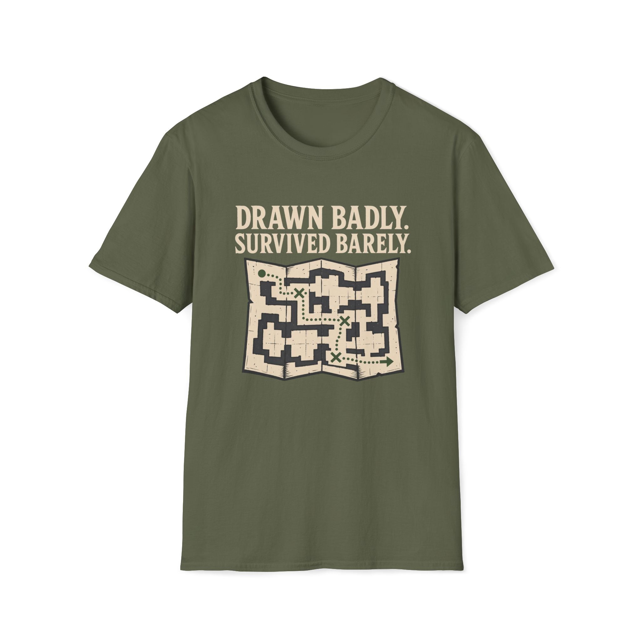 Drawn Badly, Survived Barely T‑Shirt