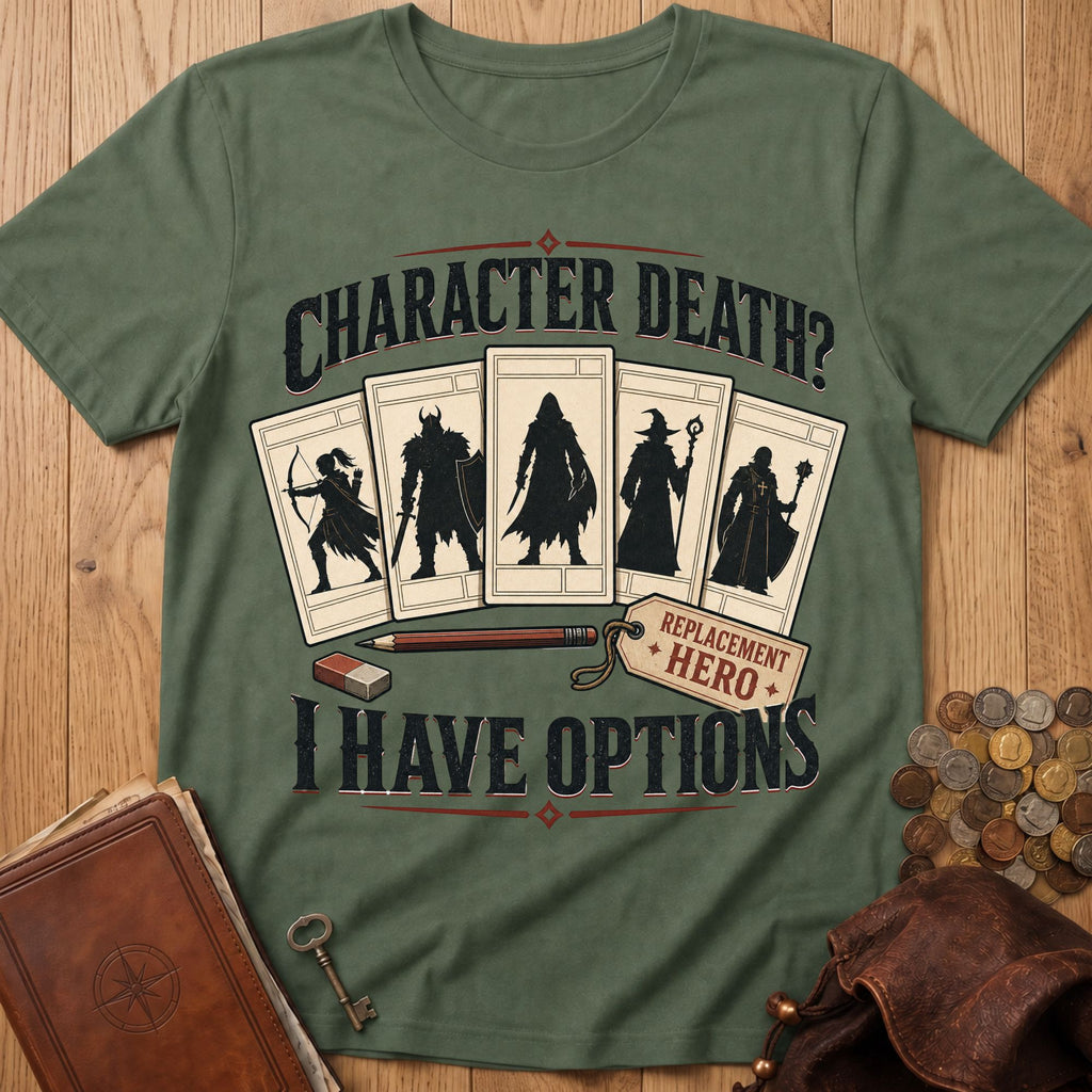 I Have Options T‑Shirt in Military Green