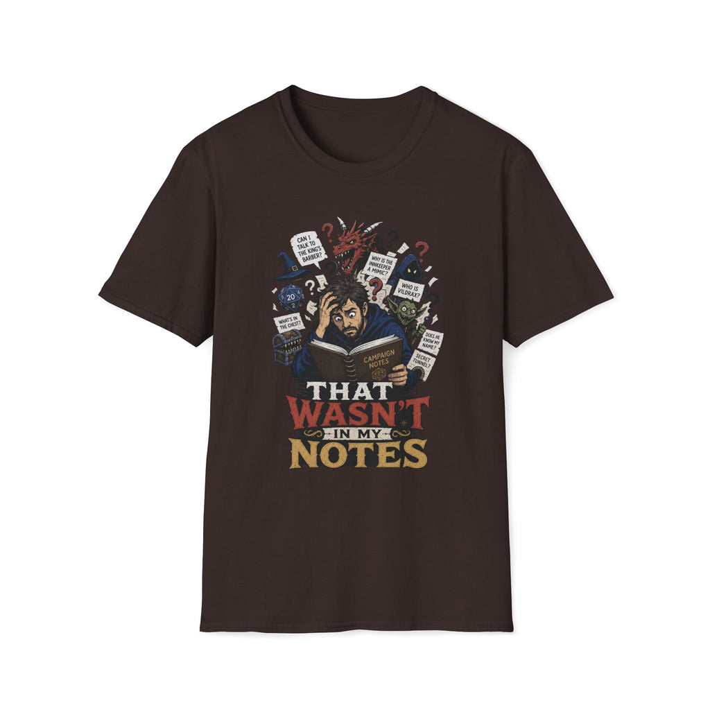 That wasn't in my note T‑Shirt
