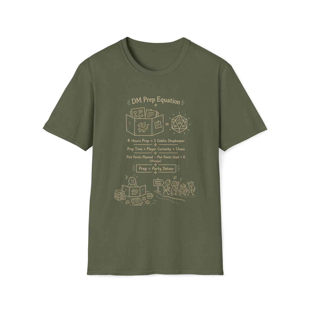 DM Prep Equation D20 T‑Shirt