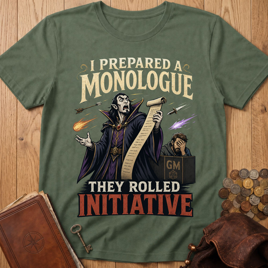 Monologue T‑Shirt in Military Green