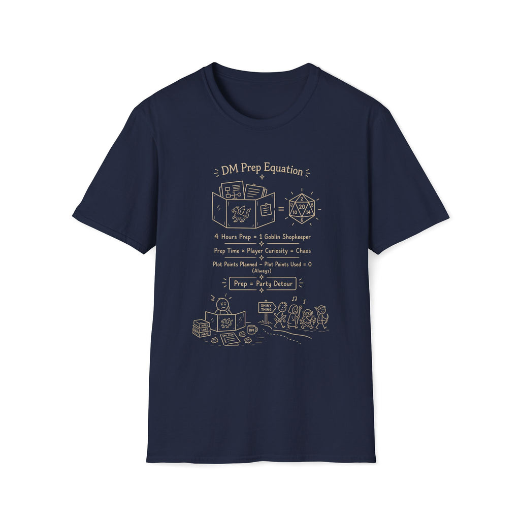 DM Prep Equation D20 T‑Shirt