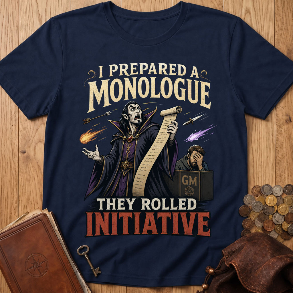 Monologue T‑Shirt in Navy