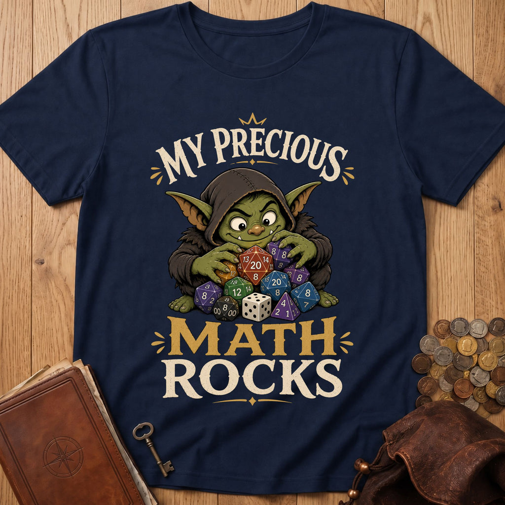 Precious Math Rock T‑Shirt in Navy