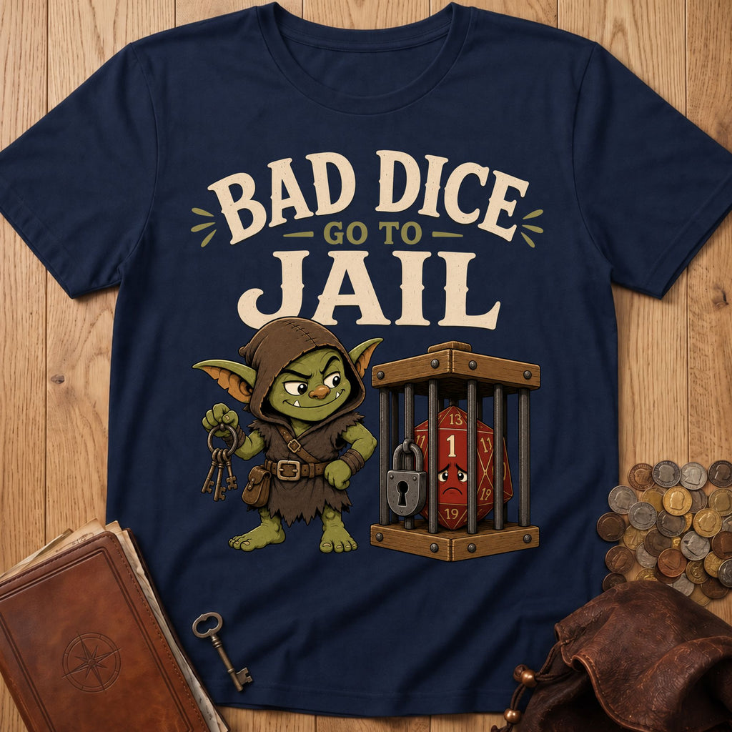 Bad Dice T‑Shirt in Navy