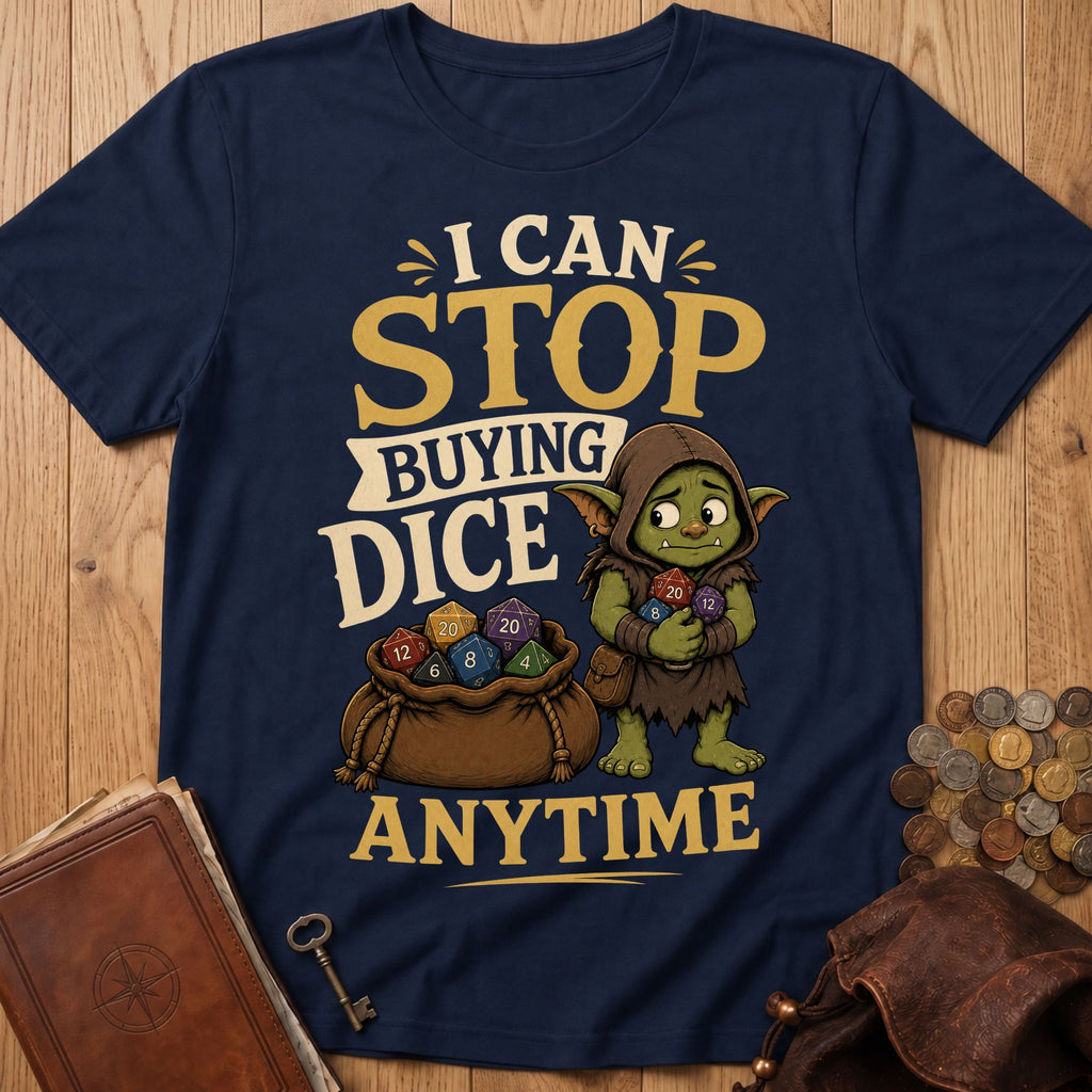 I Can Stop Buying T‑Shirt in Navy