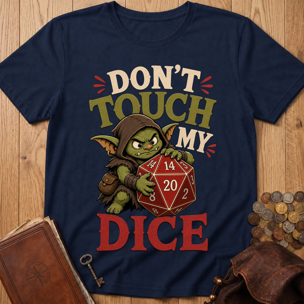Don't Touch T‑Shirt in Navy