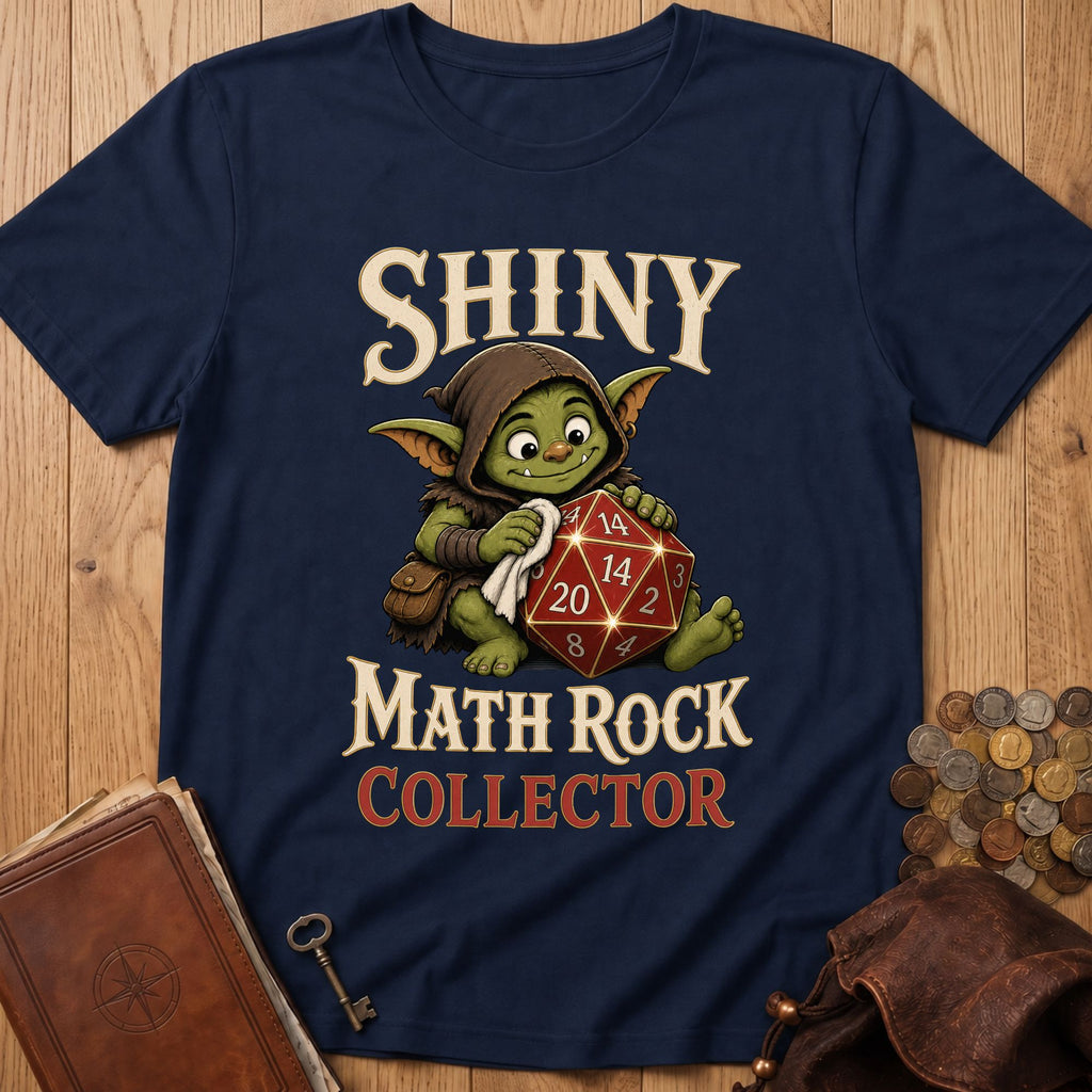 Shiny Math Rock T‑Shirt in Navy