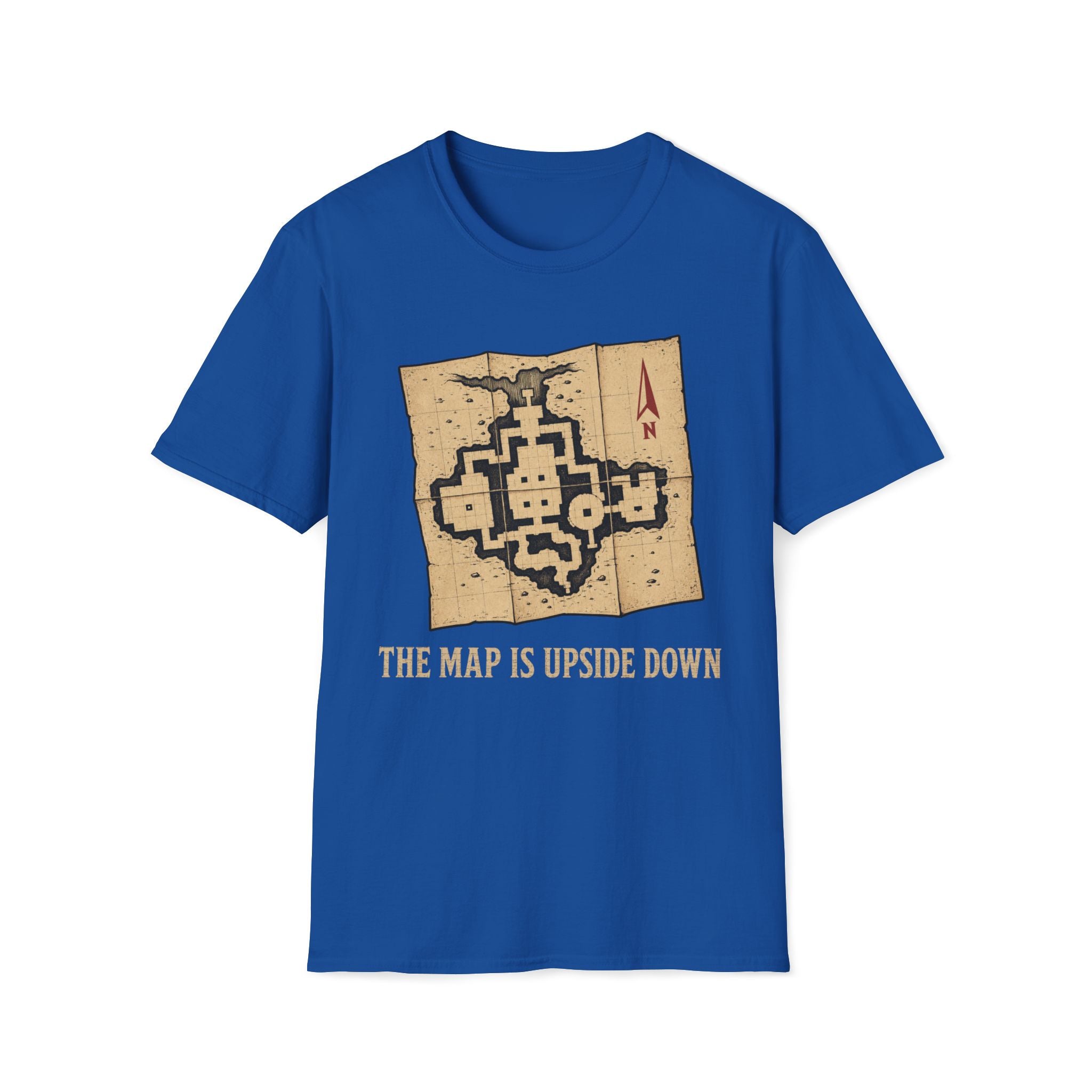 Upside Down Map T‑Shirt