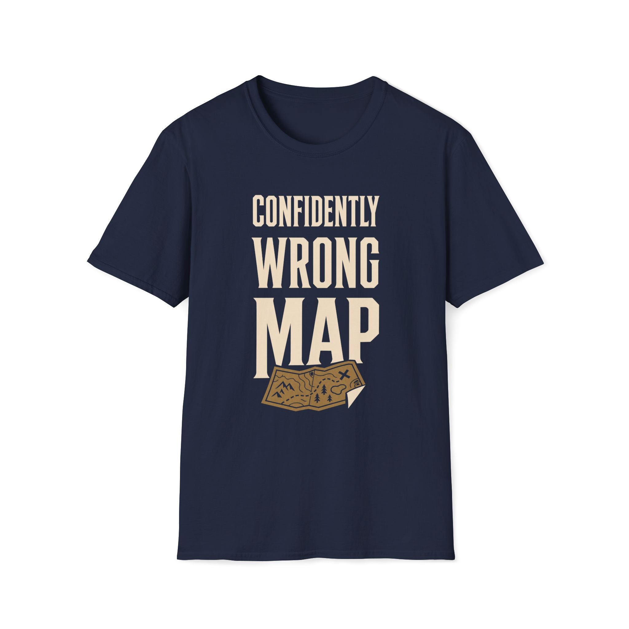 Confidently Wrong Map T‑Shirt