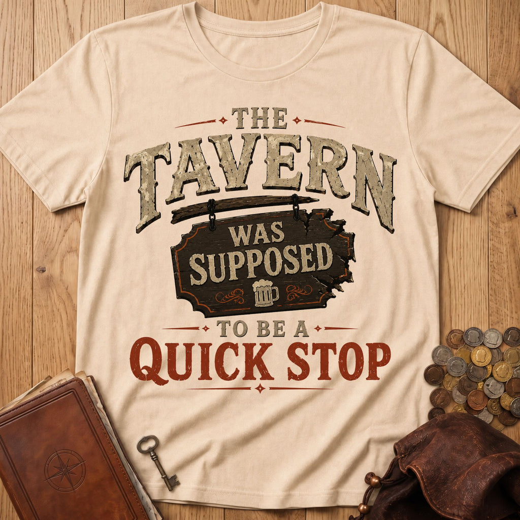 Quick Stop Tavern T‑Shirt in Natural