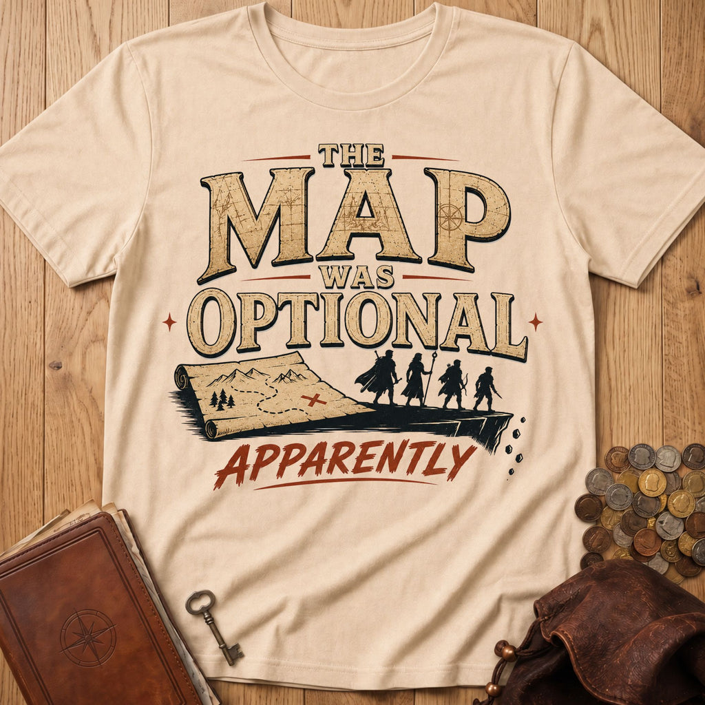 Map was optional T‑Shirt in Natural