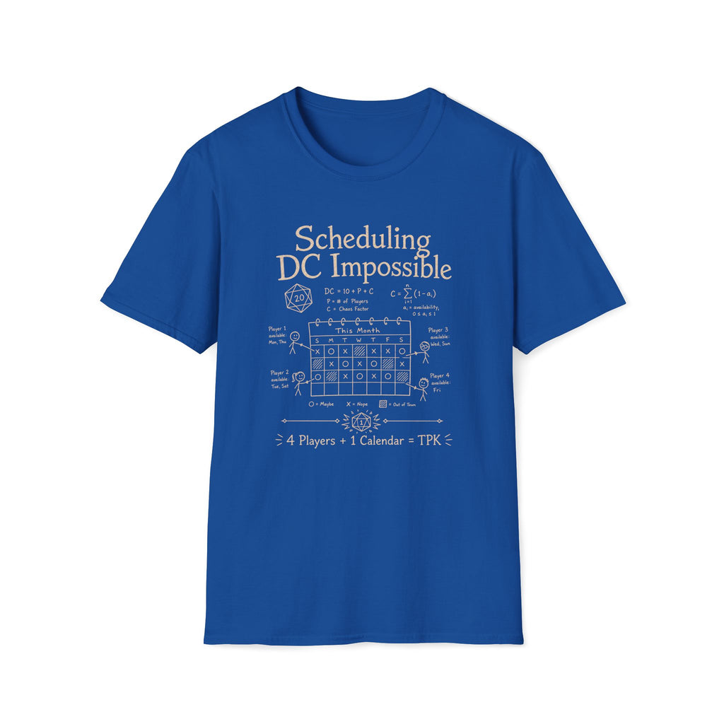 Scheduling DC Impossible T‑Shirt