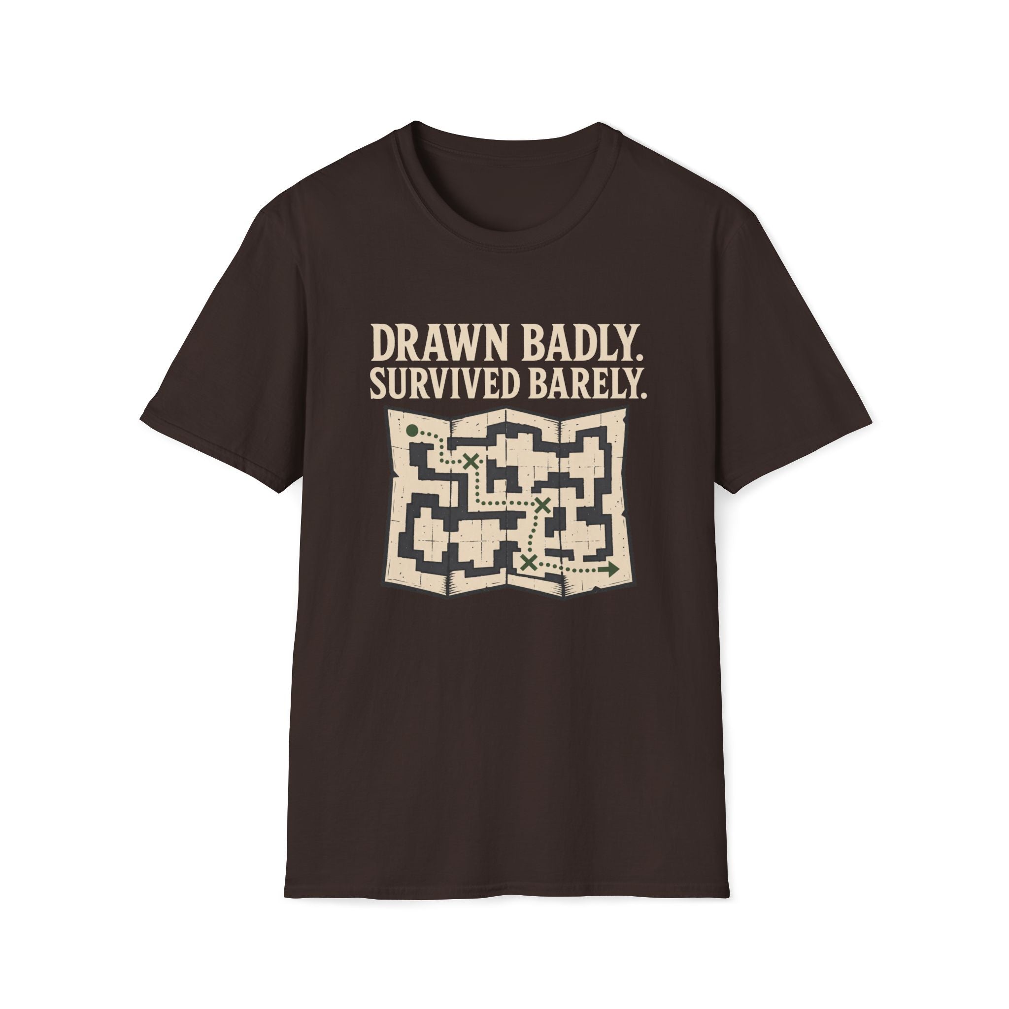 Drawn Badly, Survived Barely T‑Shirt