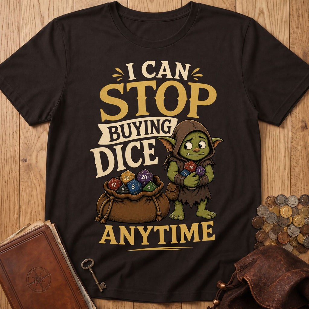 I Can Stop Buying T‑Shirt in Dark Chocolate