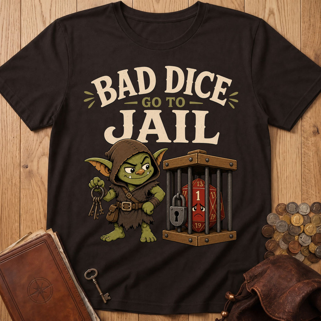 Bad Dice T‑Shirt in Dark Chocolate