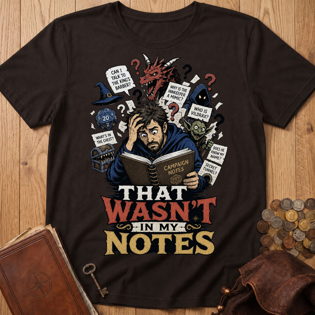 That wasn't in my note T‑Shirt in Dark Chocolate