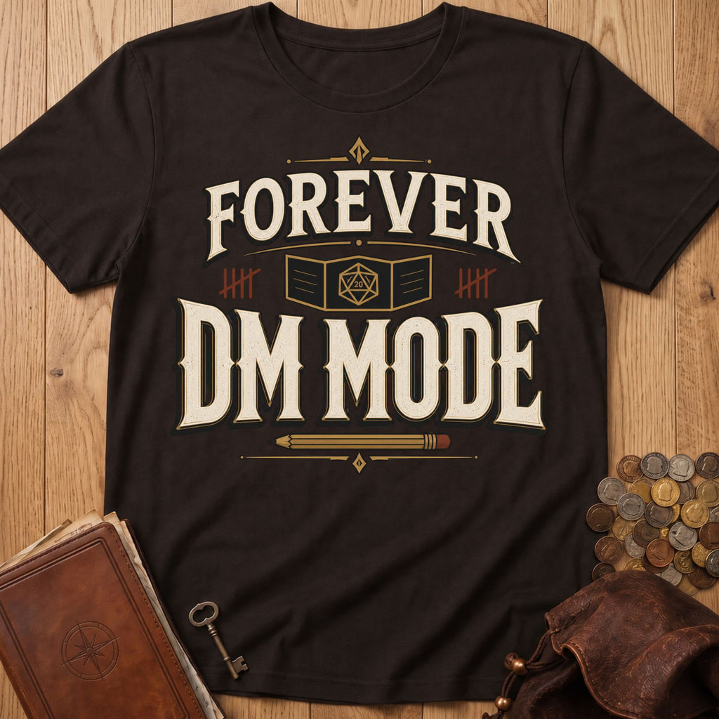 Forever DM Mode T‑Shirt in Dark Chocolate