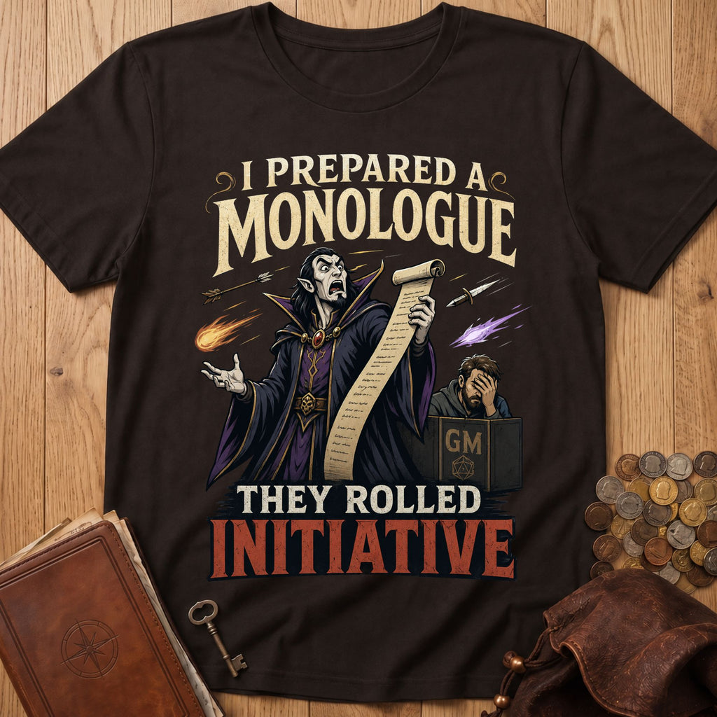 Monologue T‑Shirt in Dark Chocolate
