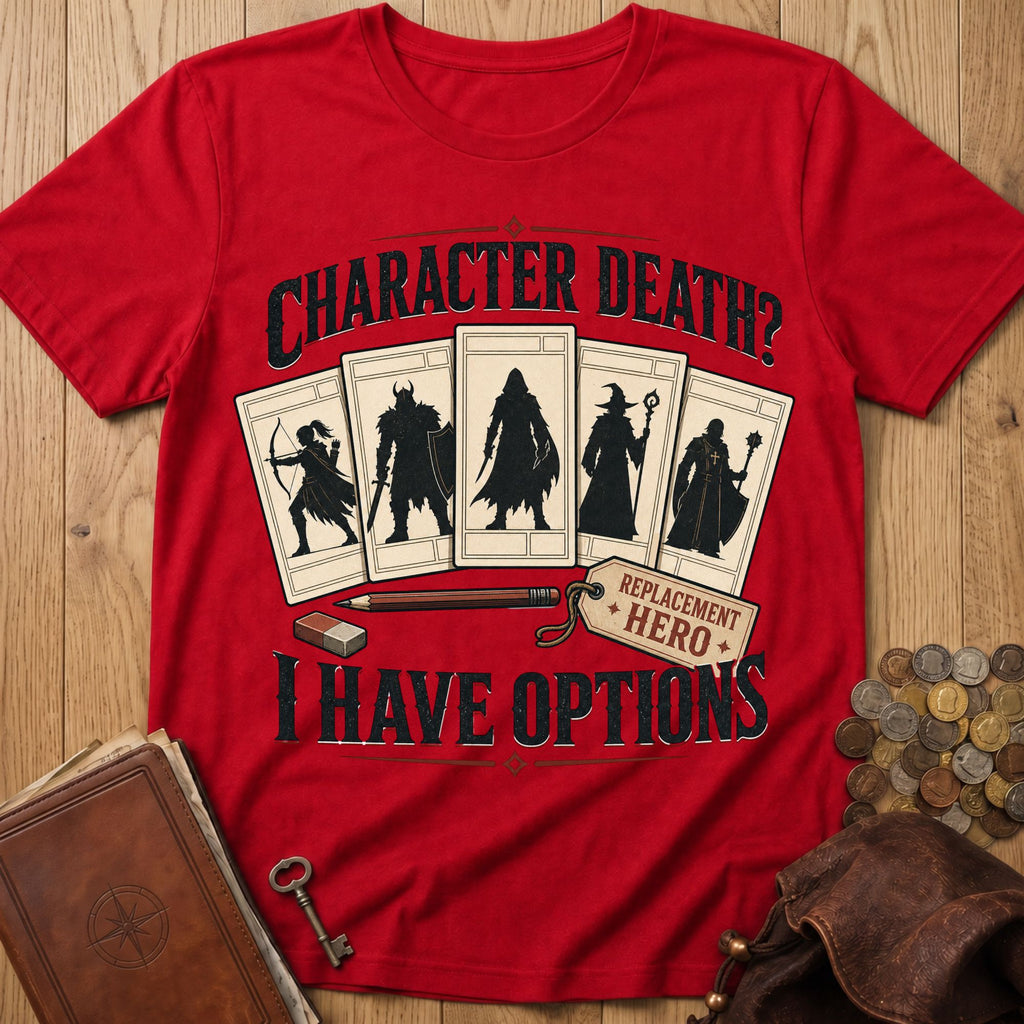 I Have Options T‑Shirt in Red