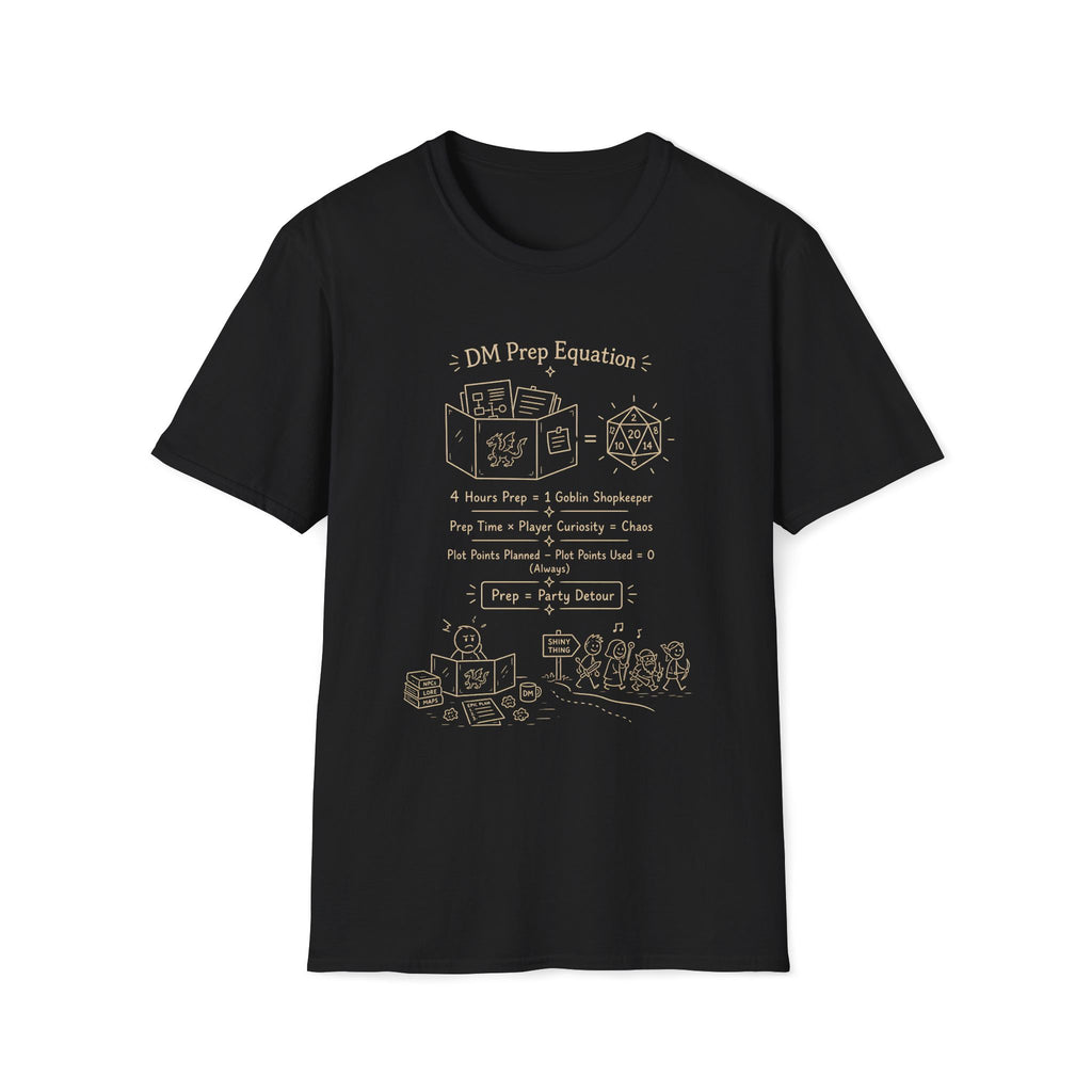 DM Prep Equation D20 T‑Shirt