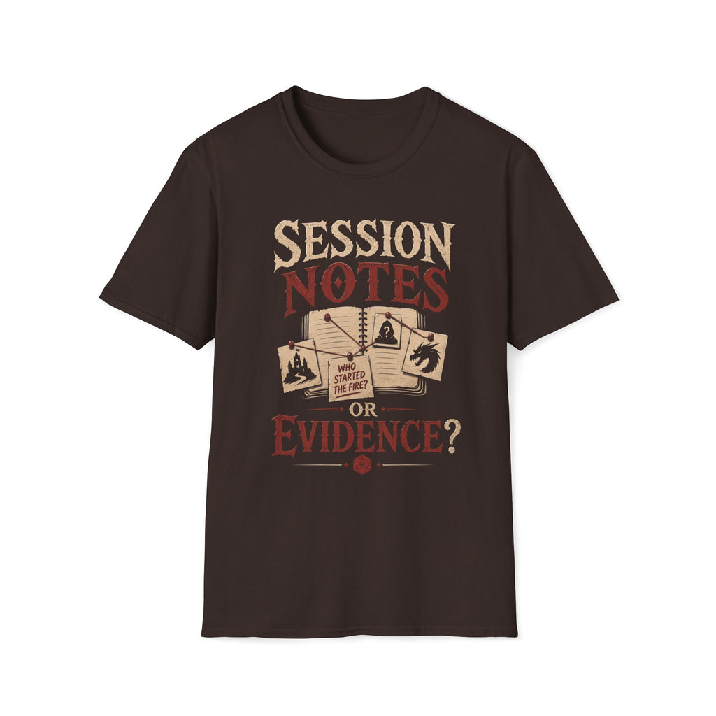 Session Notes Evidence T‑Shirt