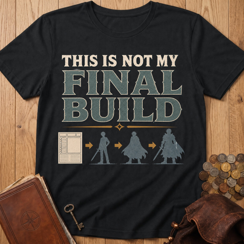 Not My Final Build T‑Shirt in Black